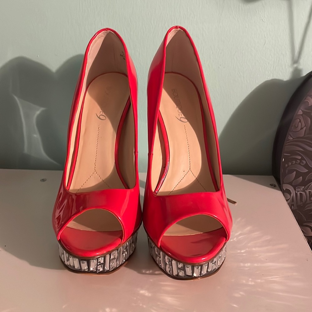 Orange heels